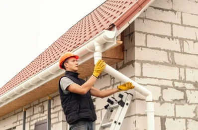 Pose et remplacement de gouttières à Reffuveille